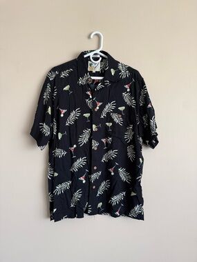 Vintage Ron Chereskin Cocktail Margarita Hawaiian Shirt Medium